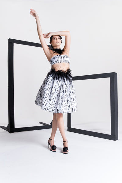 Estudio's Efren Two-Piece Crop Top with Skirt – estudioefren